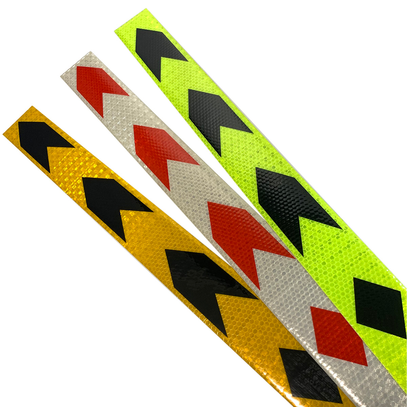 5*90 سم PVC Honeycomb Arrow Safety Safety Structions for Charcs