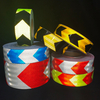 Pet Micro-Prismatic Arrow Safety Tare Tape Reflect